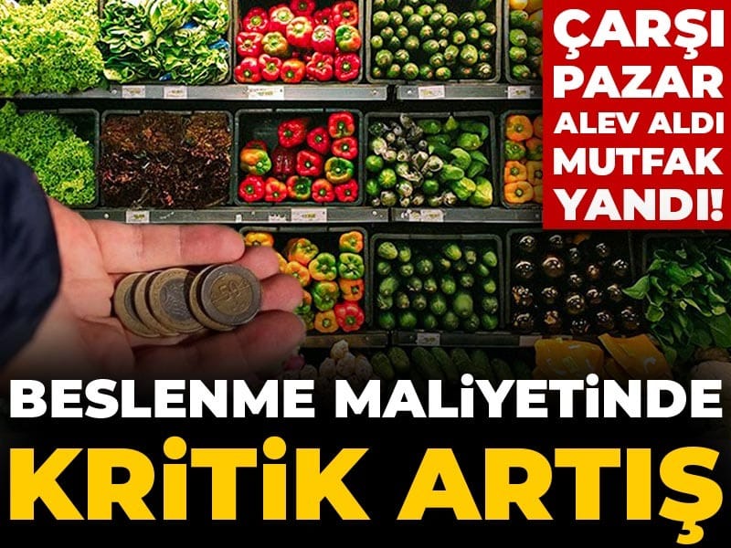Gıda Fiyatları Yükselişte: Beslenme Maliyetleri Rekor Kırıyor