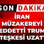 İran Müzakerelerine Katılmama Kararı Aldı, Trump Ateşkesi Uzatma Kararı Verdi