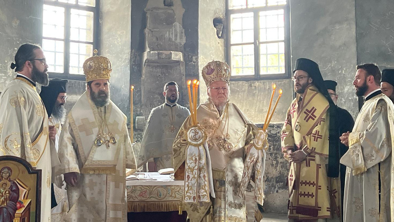 Fener Rum Patriği Bartholomeos Nevşehir’de Pazar Ayini Gerçekleştirdi